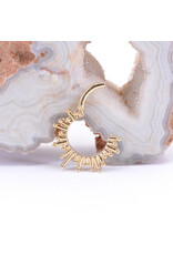 BVLA 16g Ray of Light Clicker Rings in 14k Gold by BVLA!