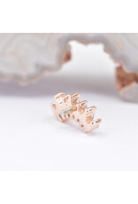 BVLA Tiny Athena with CZ in 14k Gold 16g Threaded Ends by BVLA!