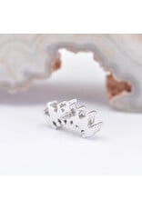 BVLA Tiny Athena with CZ in 14k Gold 16g Threaded Ends by BVLA!
