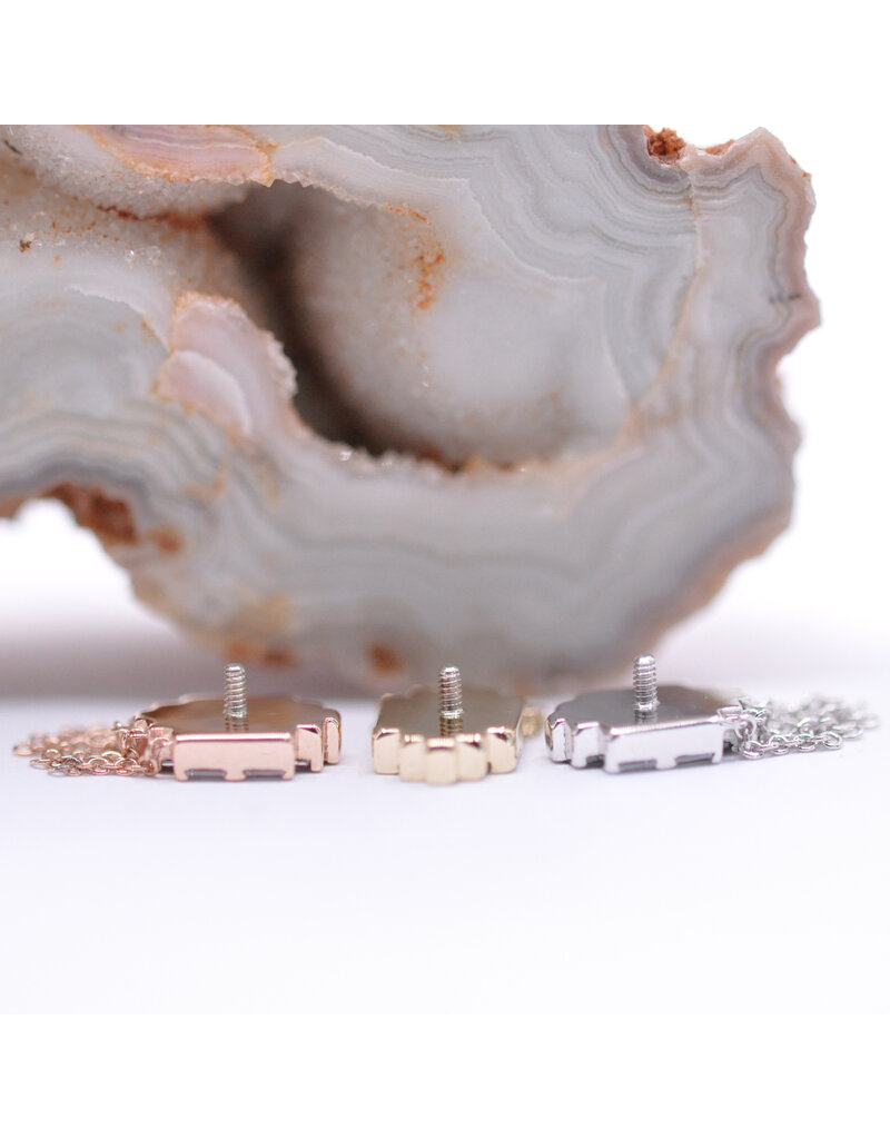 BVLA Levitate with CZ in 14k Gold 16g Threaded End by BVLA!