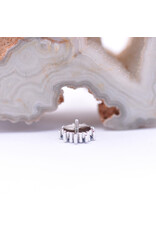 BVLA Pablito with Grade AA Aquamarine in 14k White Gold 16g Threaded End by BVLA!