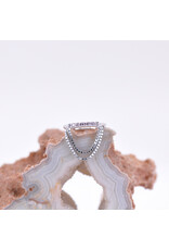 BVLA 18g Machina Seam Rings with Genuine VS  Diamonds in 14k Gold by BVLA!