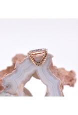 BVLA 18g Machina Seam Rings with Genuine VS  Diamonds in 14k Gold by BVLA!