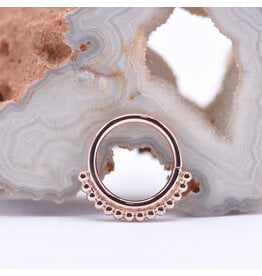 BVLA Latchmi Rose Gold 16g Seam Rings