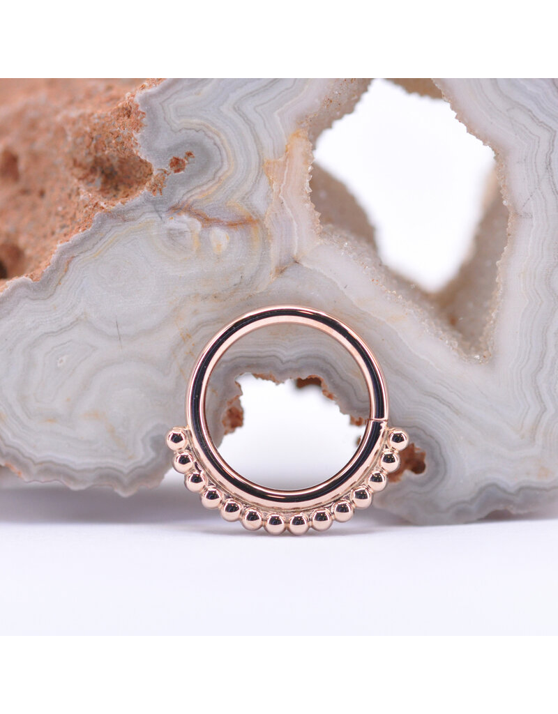 BVLA 16g Latchmi Seam Rings in 14k Rose Gold by BVLA!
