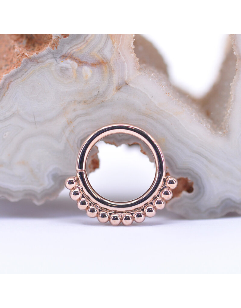 BVLA 16g Latchmi Seam Rings in 14k Rose Gold by BVLA!