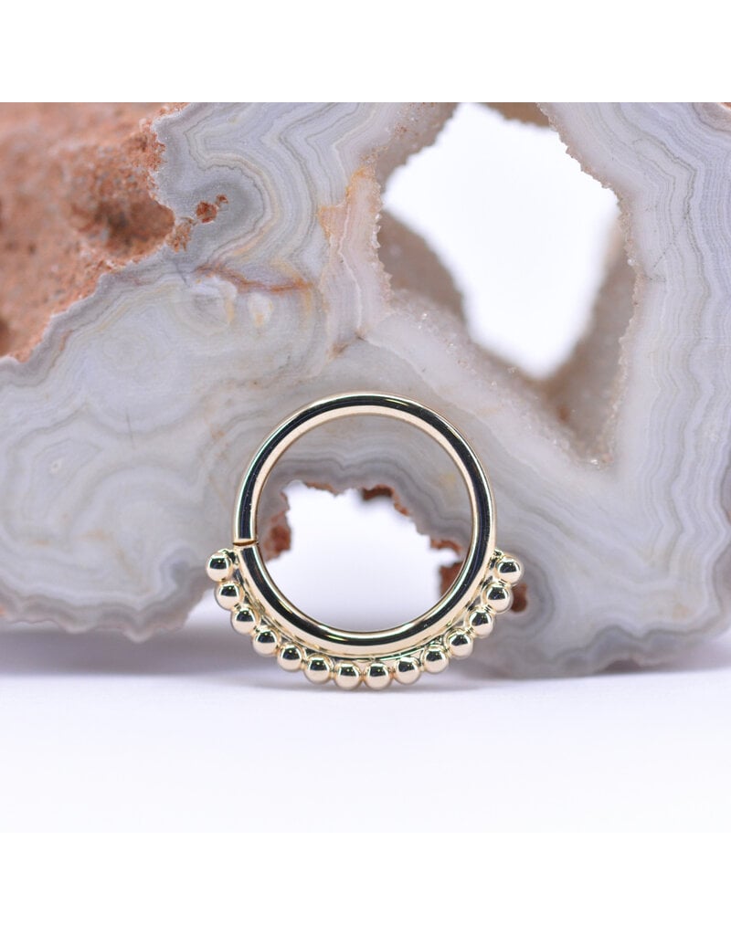 BVLA 16g Latchmi Seam Rings in 14k Yellow Gold by BVLA!
