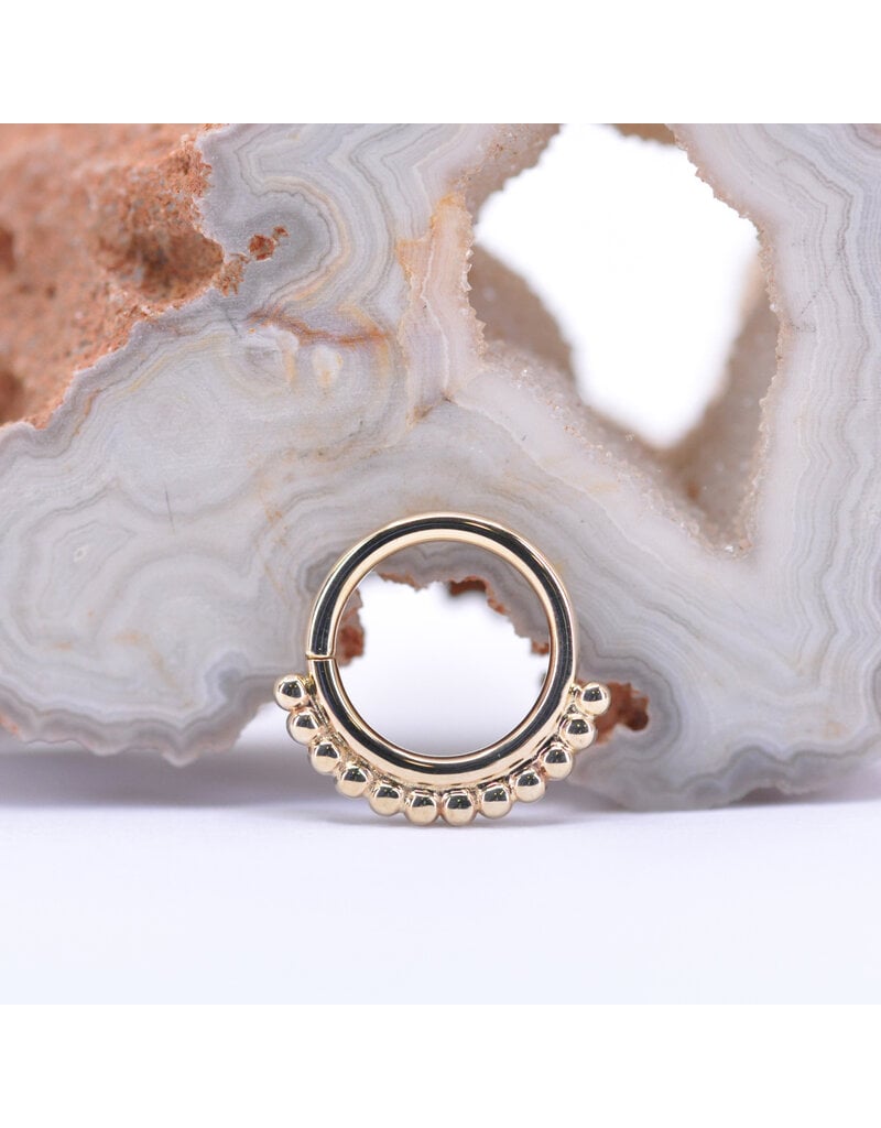 BVLA 16g Latchmi Seam Rings in 14k Yellow Gold by BVLA!