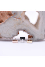 BVLA Royal Flush with CZ in 14k Gold 16g Threaded Ends by BVLA!