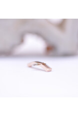 BVLA Trix 3 with Grade AA Swiss Blue Topaz in 14k Rose Gold 16g Threaded End by BVLA!