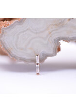 BVLA Rosalia with CZ 14k Gold Threadless Ends