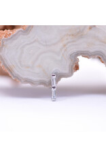 BVLA Rosalia with CZ 14k Gold Threadless Ends