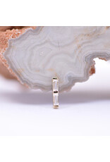 BVLA Rosalia with CZ 14k Gold Threadless Ends