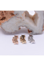BVLA 5 Gem Marquise Panaraya with CZ in 14k  Gold 16g Threaded Ends by BVLA!