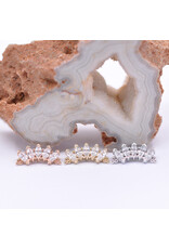 BVLA 5 Gem Marquise Panaraya with CZ in 14k  Gold 16g Threaded Ends by BVLA!