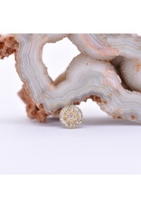 BVLA 7mm Compass with Genuine VS Diamonds in 14k Gold 16g Threaded Ends by BVLA!