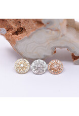 BVLA 7mm Compass with Genuine VS Diamonds in 14k Gold 16g Threaded Ends by BVLA!