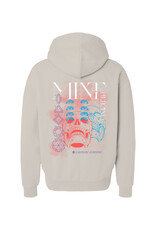 Logo Font Skull and Gems Cropped Pull Over Hoodies