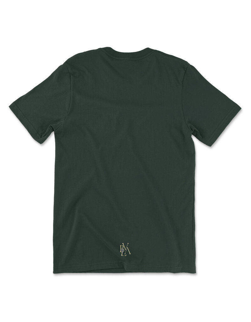 Skull and Gems Logo Short Sleeve Tee - Forest Green
