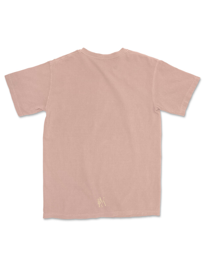 Skull and Gems Logo Short Sleeve Tee - Peachy