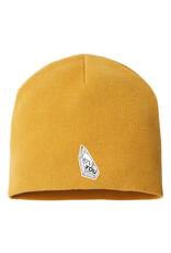 Love You Sustainable Knit Beanie - Mustard Yellow