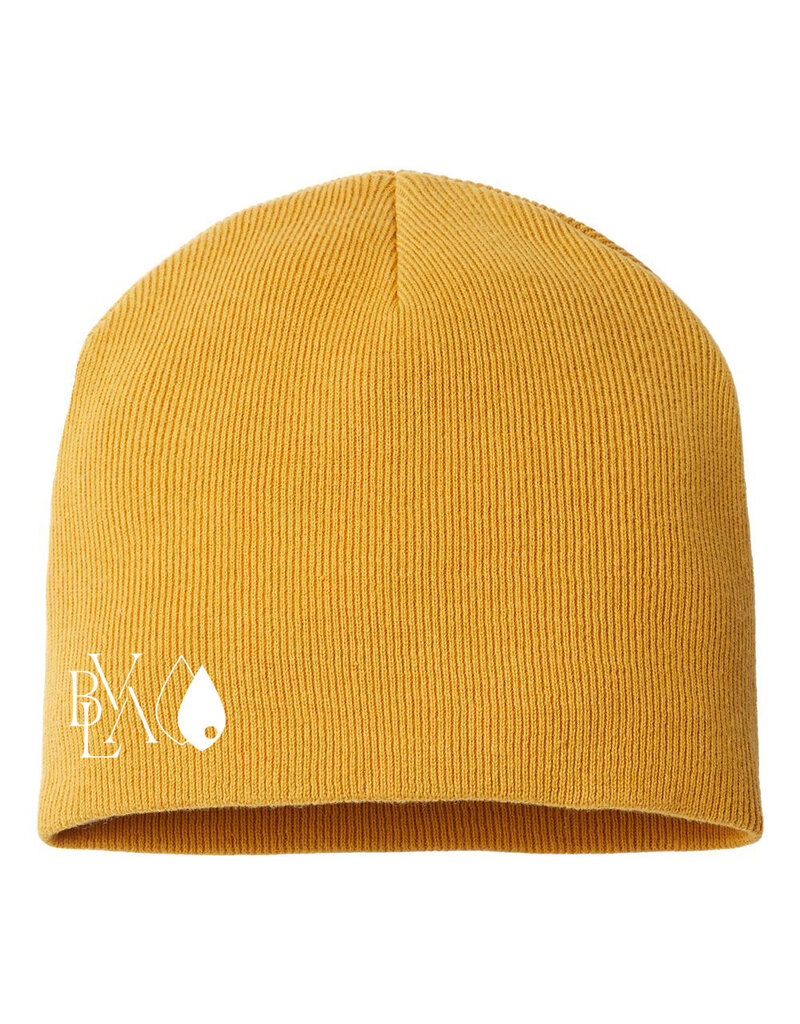 Love You Sustainable Knit Beanie - Mustard Yellow
