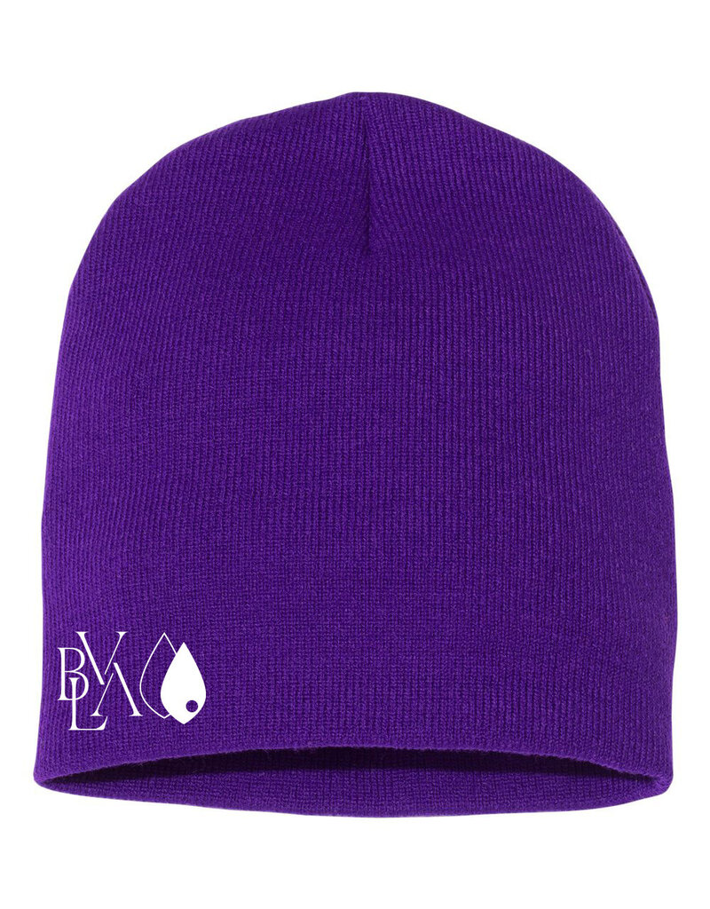 Love You Knit Beanie - Purple