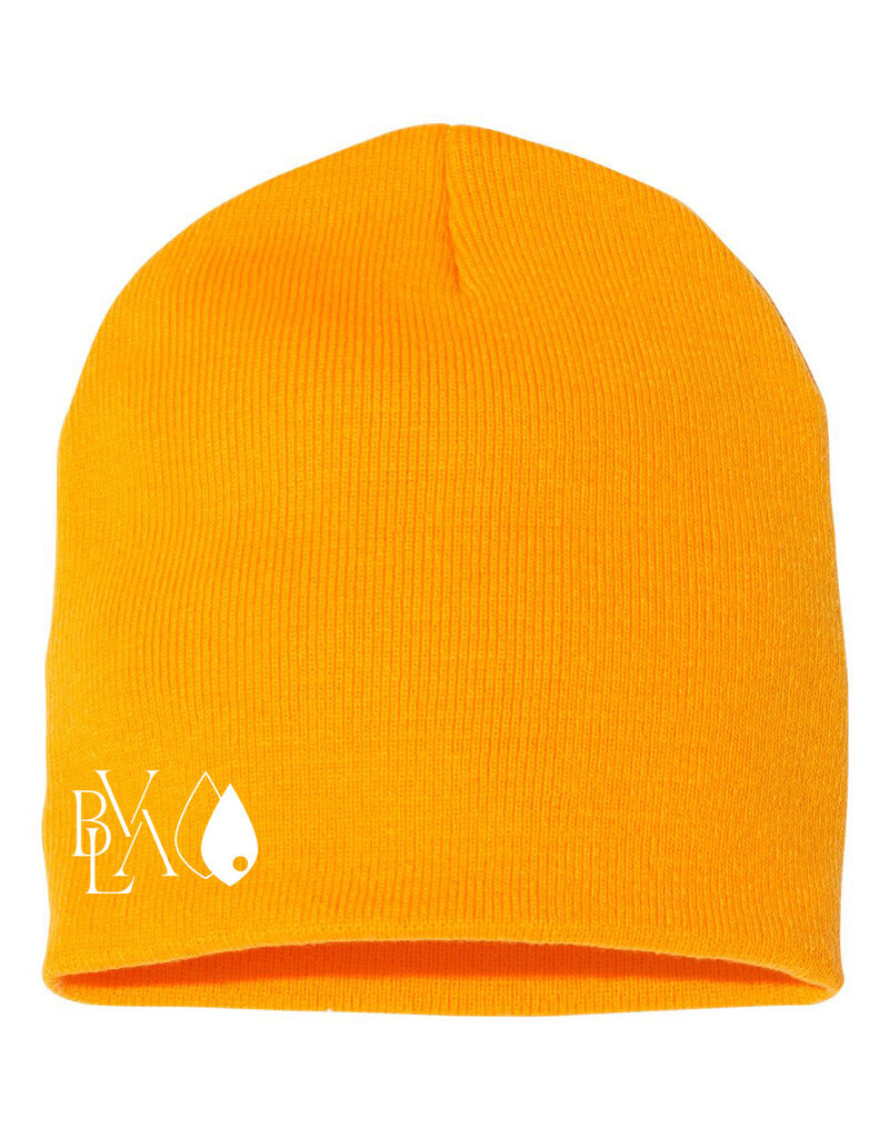 Love You Knit Beanie - Gold