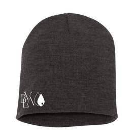 Dark Grey Love You Knit Beanie