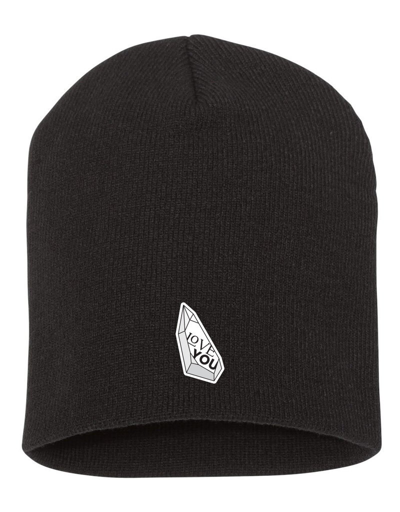 Love You Knit Beanie - Black