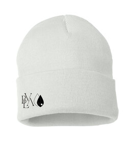 White Love You Cuffed Beanie