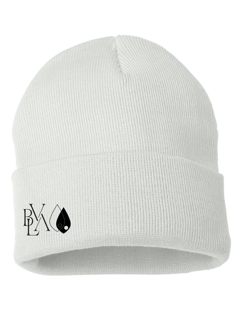 Love You 12” Cuffed Beanie - White