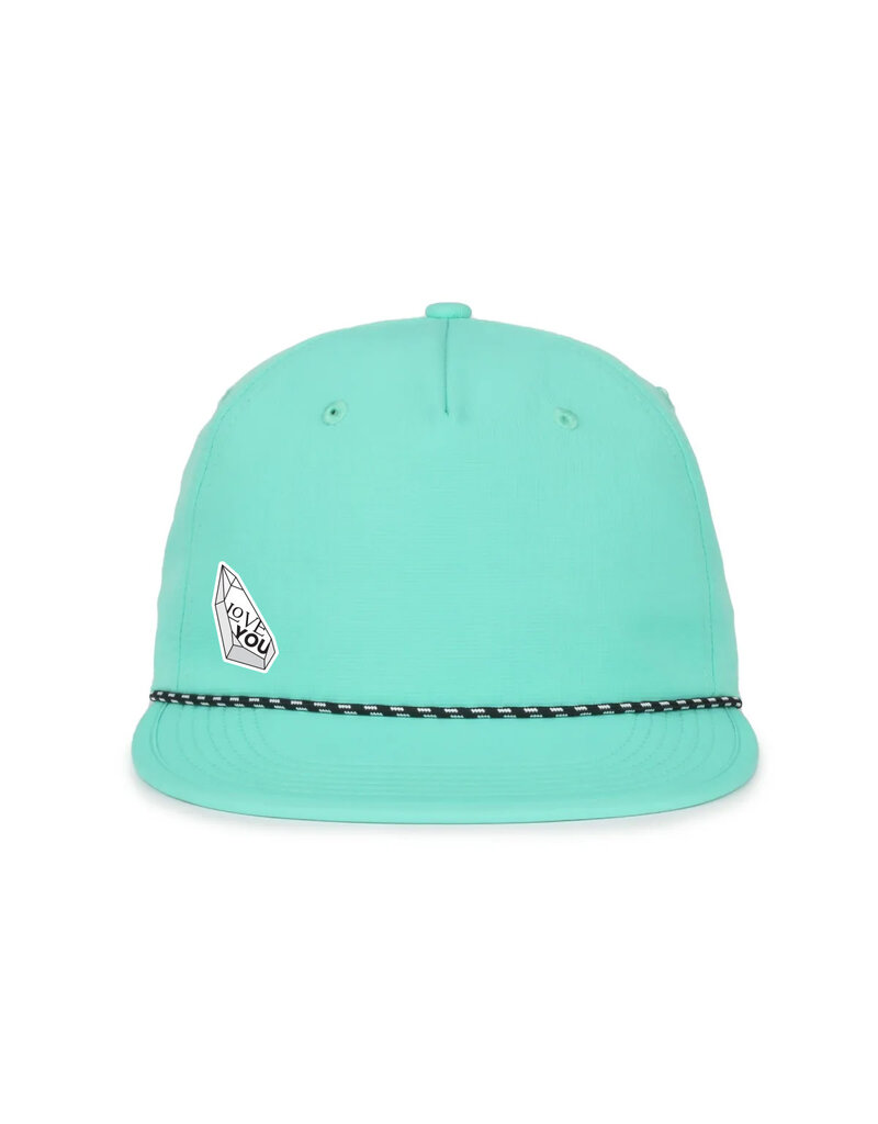 Love You Outdoor Snapback Hat - Seafoam