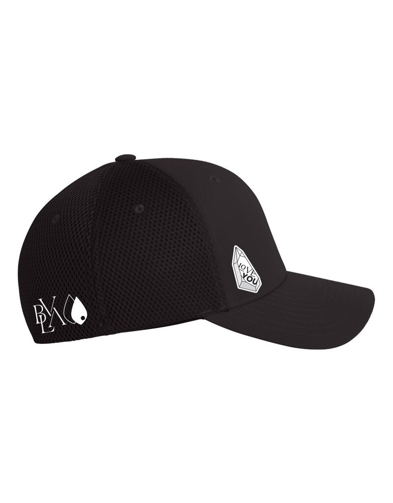 Love You Mesh Hat - Black