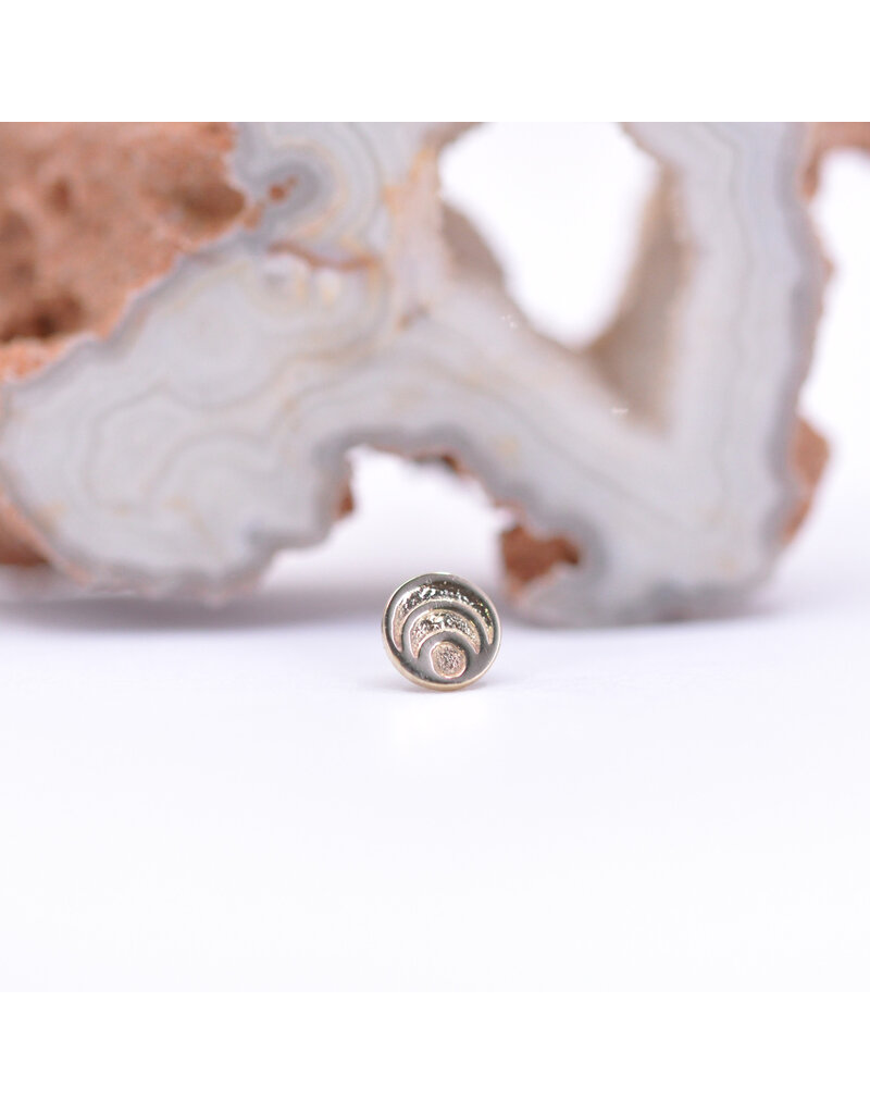 junipurr Community in 14k Yellow Gold Threadless End by Junipurr