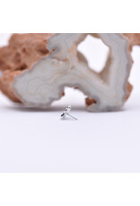 junipurr Elegance in 14k White Gold Threadless End by Junipurr