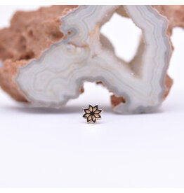 junipurr Elegance Yellow Gold Threadless End