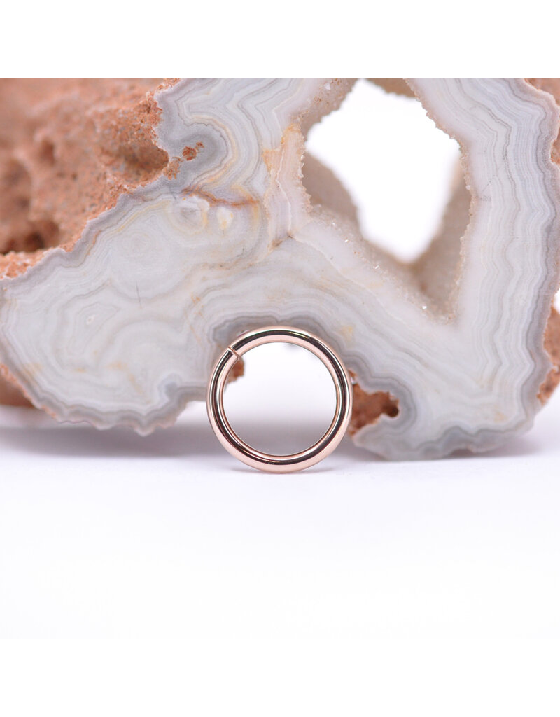 junipurr 16g 5/16" Seam Ring in 14k Rose Gold by Junipurr