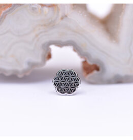 Maya Jewelry Forty3 White Gold Threadless End