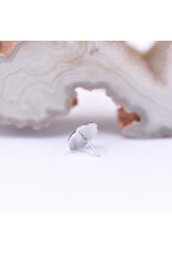 Maya Jewelry Forty3 in 14k White Gold Threadless End by Maya Jewelry
