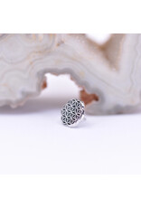 Maya Jewelry Forty3 in 14k White Gold Threadless End by Maya Jewelry