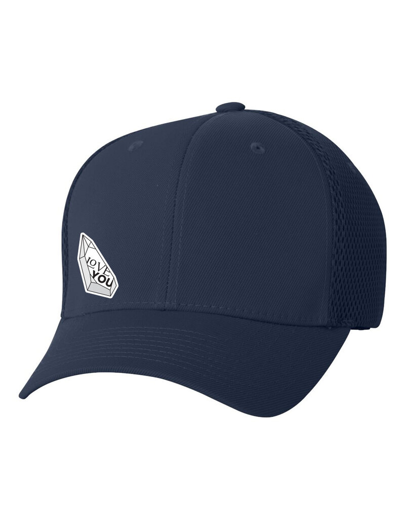 Love You Mesh Hat - Navy