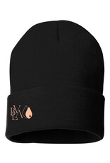 Love You 12” Cuffed Beanie - Black