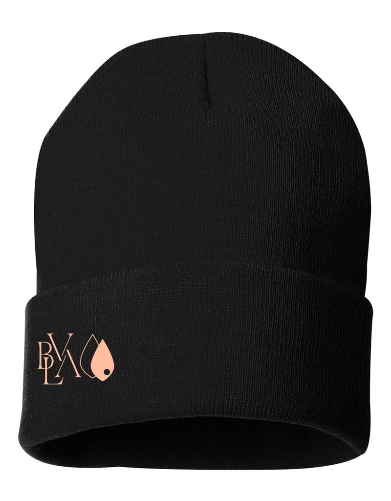 Love You 12” Cuffed Beanie - Black