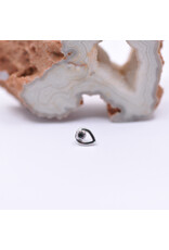 BVLA Melodys Tear with Midnight Topaz in 14k White Gold Threadless End by BVLA!