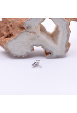 BVLA Melodys Tear with Midnight Topaz in 14k White Gold Threadless End by BVLA!