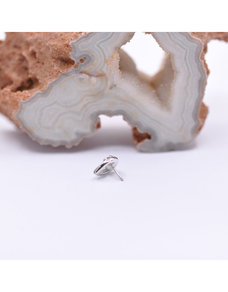 BVLA Melodys Tear with Midnight Topaz in 14k White Gold Threadless End by BVLA!
