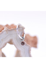 BVLA 2.5mm Peach Topaz Bezel Charm in 14k White Gold by BVLA!