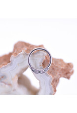 BVLA 16g Janna Seam Rings with CZ in 14k Gold by BVLA!