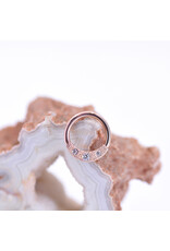 BVLA 16g Janna Seam Rings with CZ in 14k Gold by BVLA!
